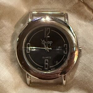 Silver and Black Women's Watch